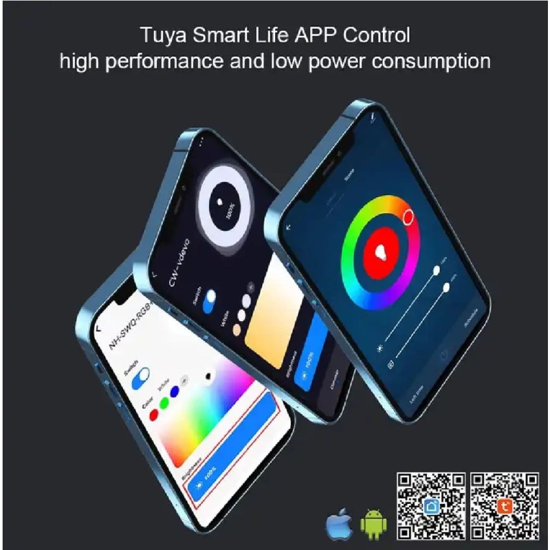 Controlador LED WIFI RGB ALEXA 12V-24V