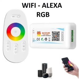 Controlador LED WIFI RGB ALEXA 12V-24V