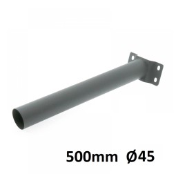 Brazo pared luminaria farola tubo 45mm