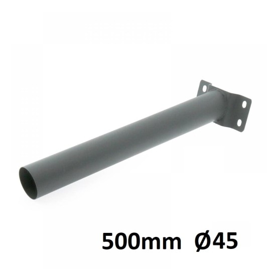 Brazo pared luminaria farola tubo 45mm