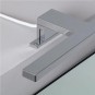 Aplique aluminio led 30cm para espejo baño maquillaje