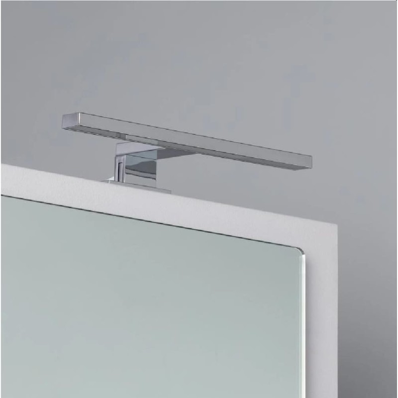 Aplique aluminio led 30cm para espejo baño maquillaje