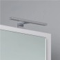 Aplique aluminio led 30cm para espejo baño maquillaje