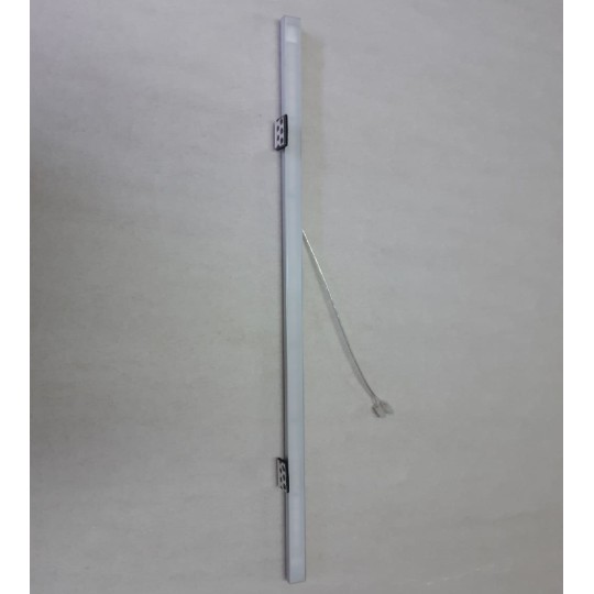 Aplique aluminio led 122cm mini para espejo baño maquillaje