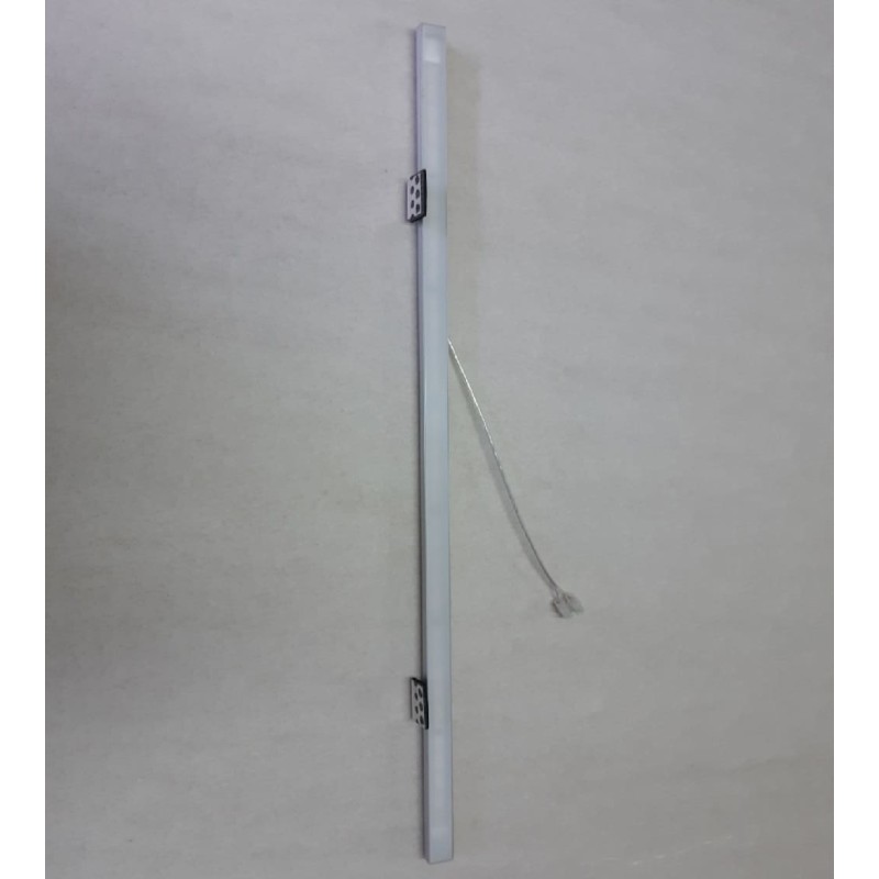 Aplique aluminio led 122cm mini para espejo baño maquillaje