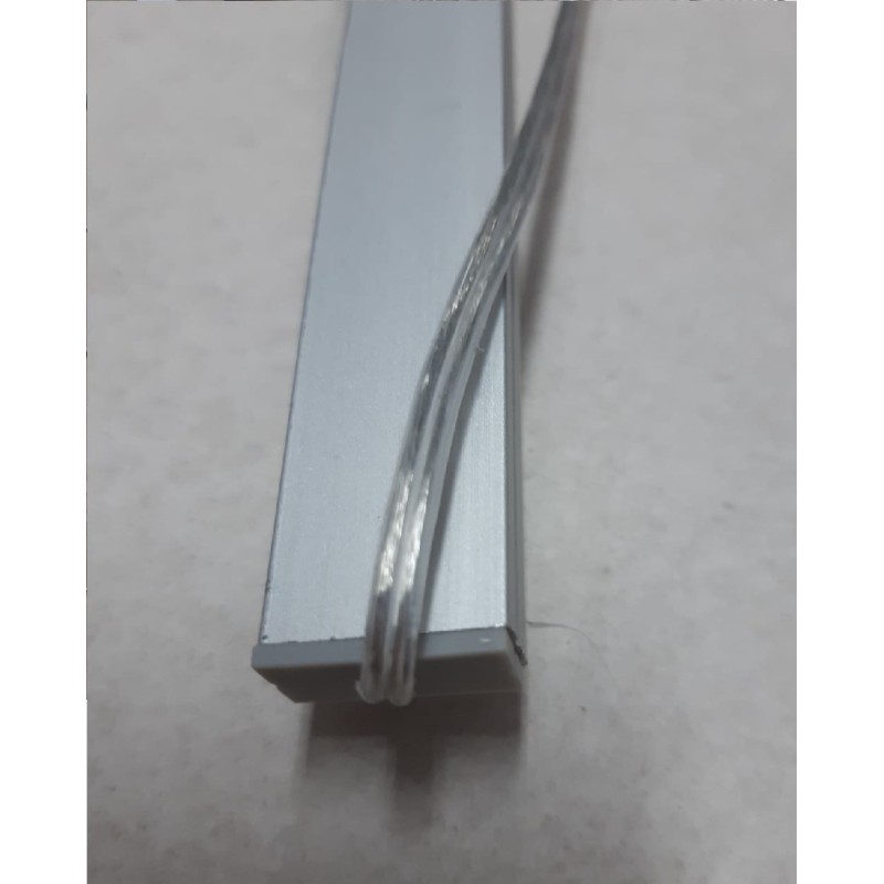 Aplique aluminio led 122cm mini para espejo baño maquillaje