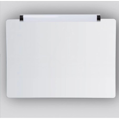 Aplique aluminio 58cm espejo baño maquillaje bora