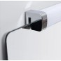 Aplique aluminio 58cm espejo baño maquillaje bora