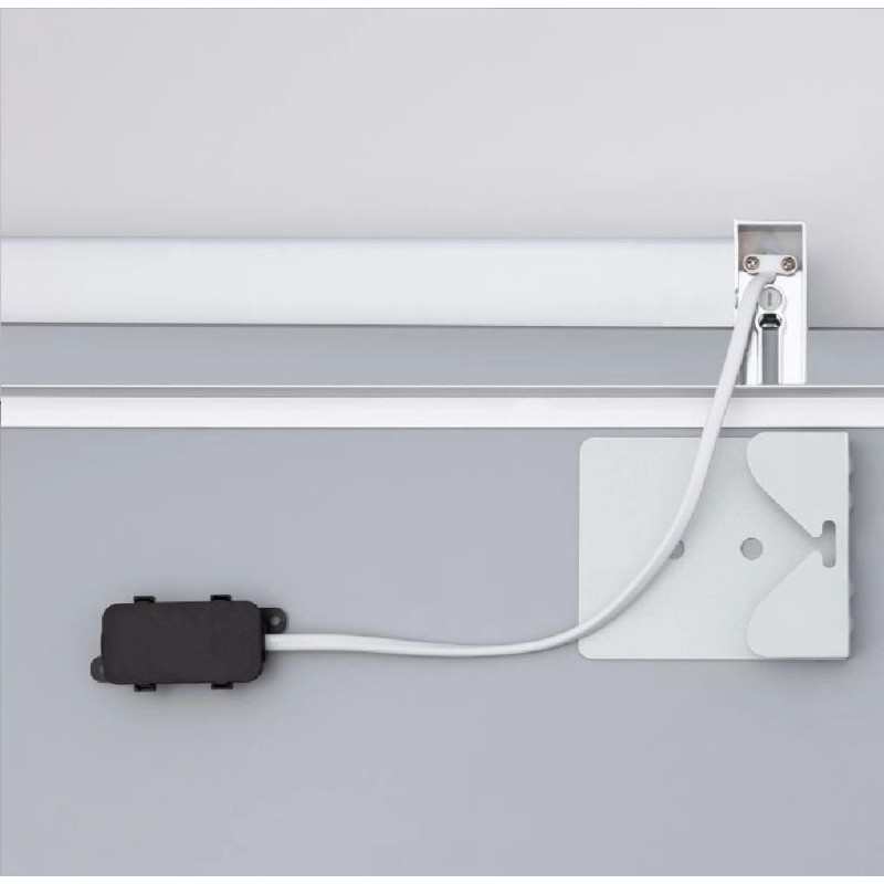 Aplique aluminio 58cm espejo baño maquillaje bora