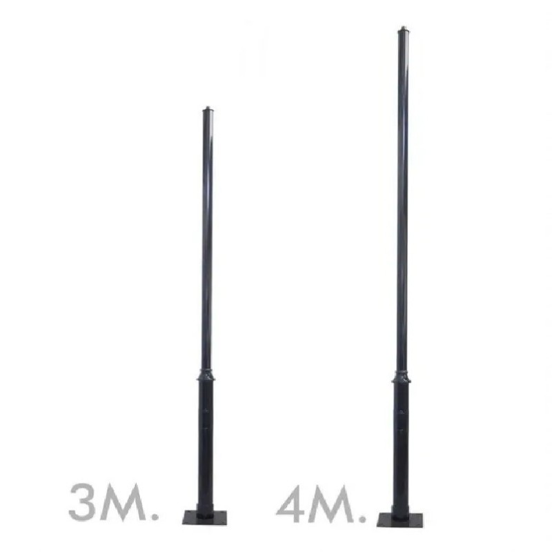 Columna Farola Báculo Reka acero 3 - 4 mts