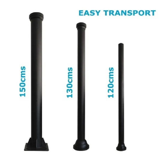 Columna Telescópica  Aluminio 4 mts
