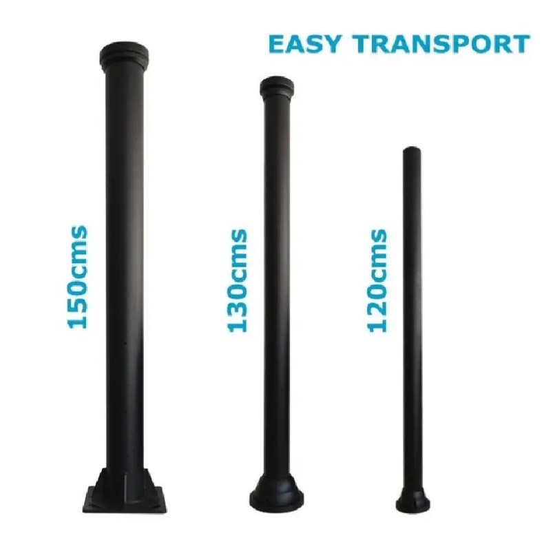 Columna Telescópica  Aluminio 4 mts