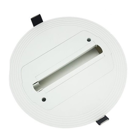 Base empotrable de techo para foco led carril