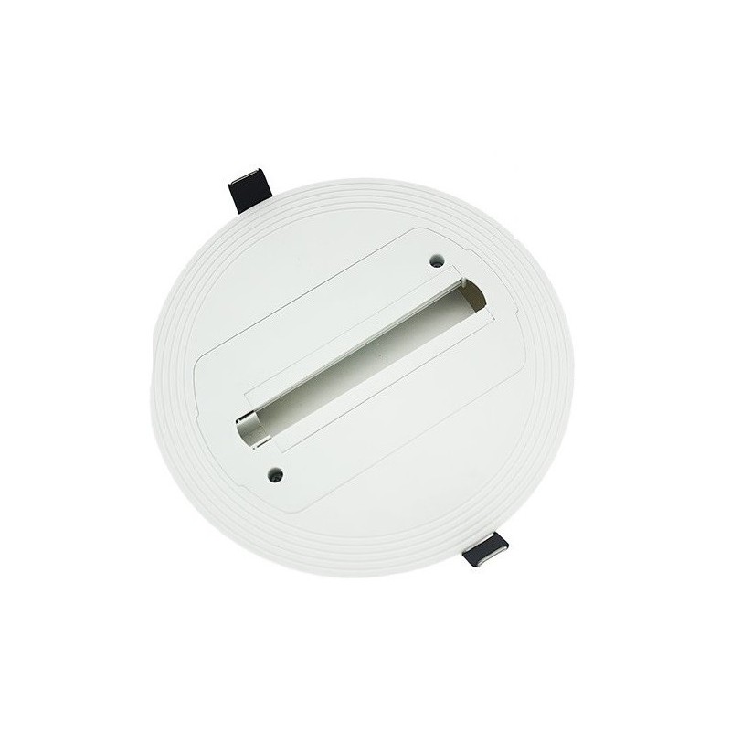 Base empotrable de techo para foco led carril