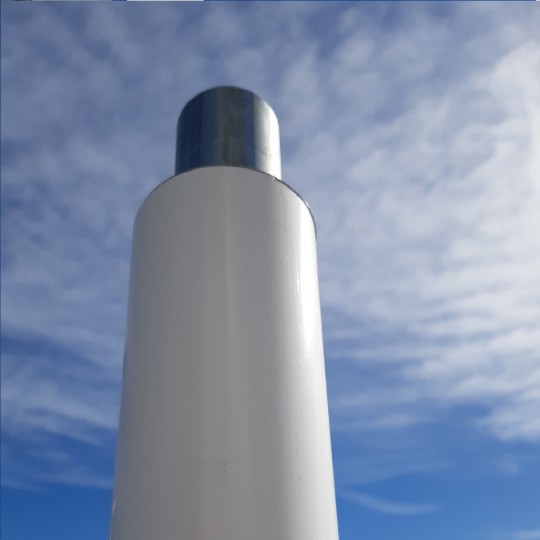 Columna Farola PVC Blanca