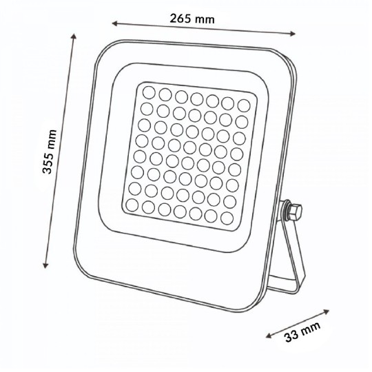Foco Proyector Led CCT Napol Regulable