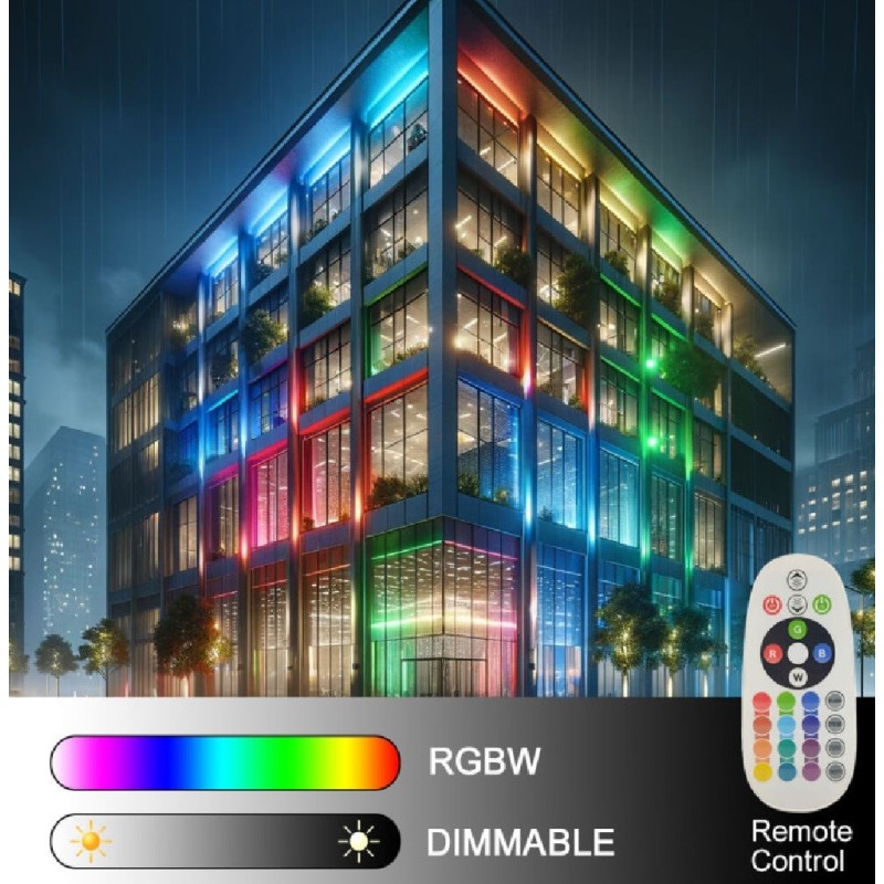 Foco Proyector led RGB +W 50W Dob