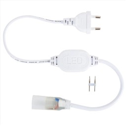 Alimentador led neón semicircular 220v