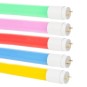 El tubo LED T8 120cm PC de Colores; verde, rosa, rojo, azul y amarillo.