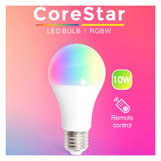 Bombilla LED RGB con mando a distancia IR 10W