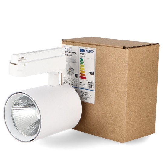 Foco Led Carril Alimentación 30W