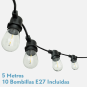 Guirnalda Exterior LED Impermeable con Bombillas | Focosdeleds