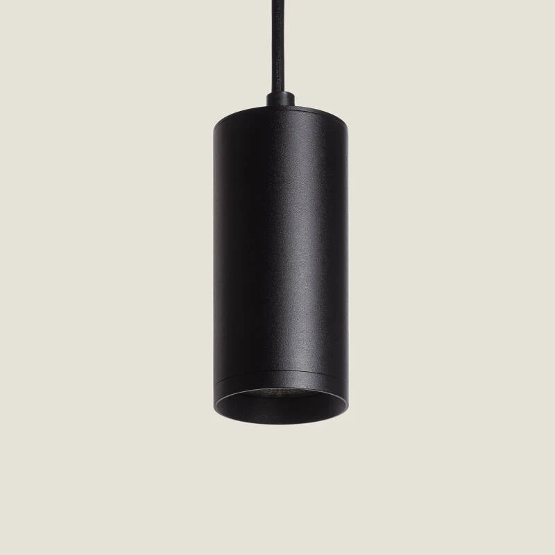 Lámpara Colgante de Aluminio en Negro