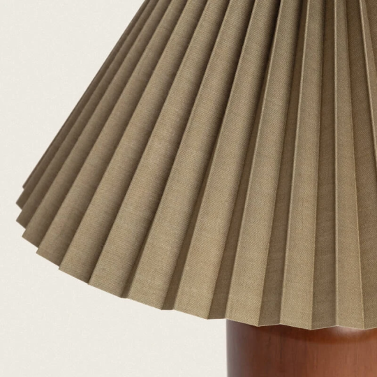 Lámpara de Mesa de Madera Textura