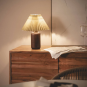 Lámpara de Mesa de Madera Luz