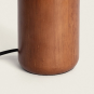 Lámpara de Mesa de Madera Cable