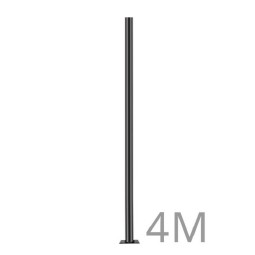 Columna negra 4 mts, enlazable gris