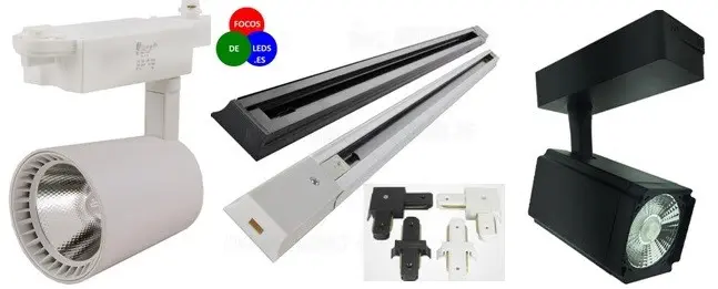 Focos led carril comercio