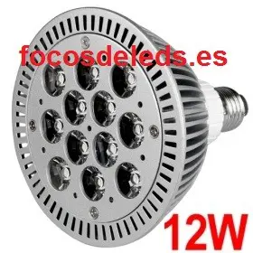 Lampara bombilla par38 led 12w e27, blanca 6000k, sustituye 75w halógenas