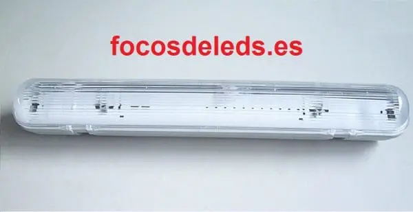 Pantalla estanca led 1 tubo 120cm, 1200mm, T8