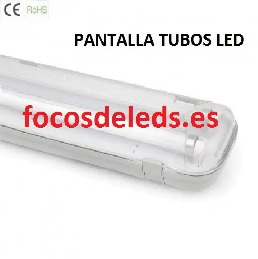 Pantalla estanca led 2 tubo 120cm 1200mm, T8