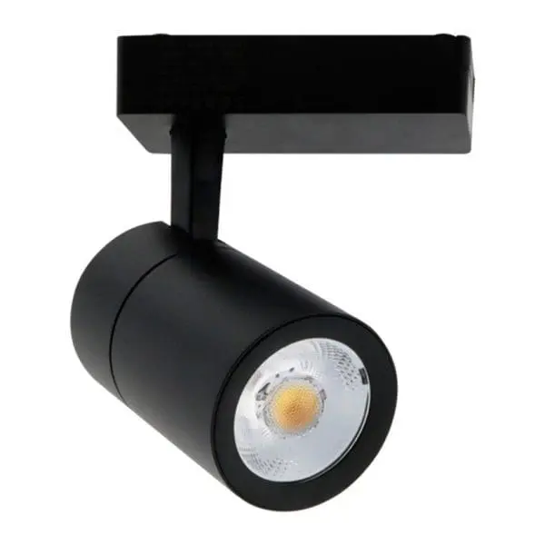 foco led carril o riel negro 30w cob, led track