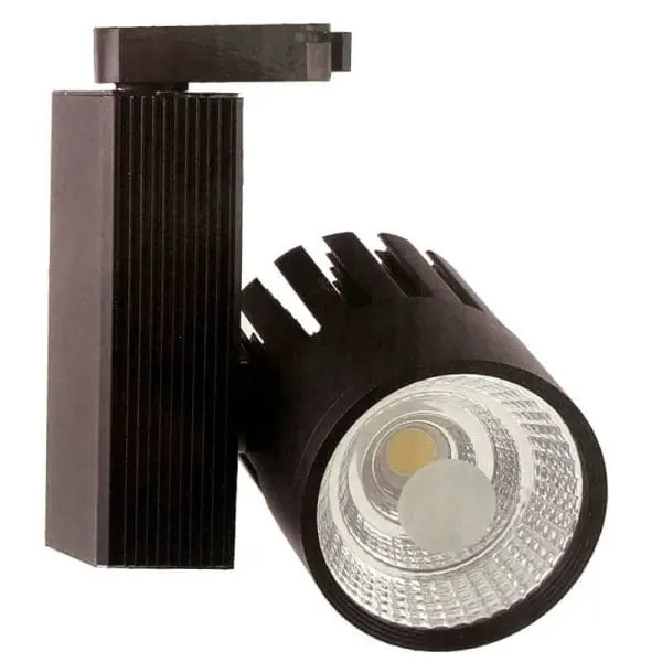 foco le riel carril 30w cob luz blanca o cálida, led track