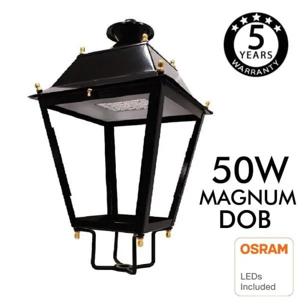 Farola Villa Aluminio Led 50W