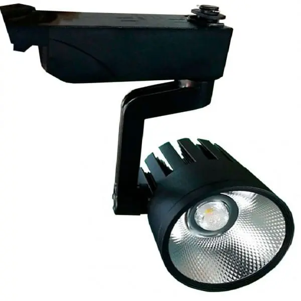 Foco led carril - riel 30w monofasico romab