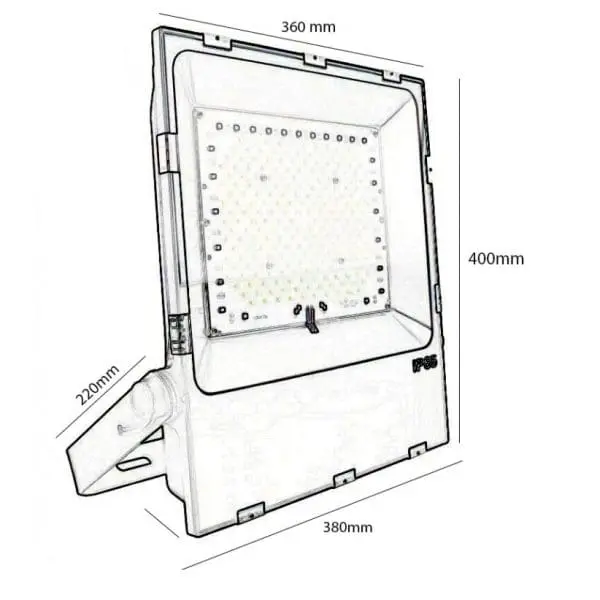 Proyector led 200w Pro 3030 3D plus foco profesional