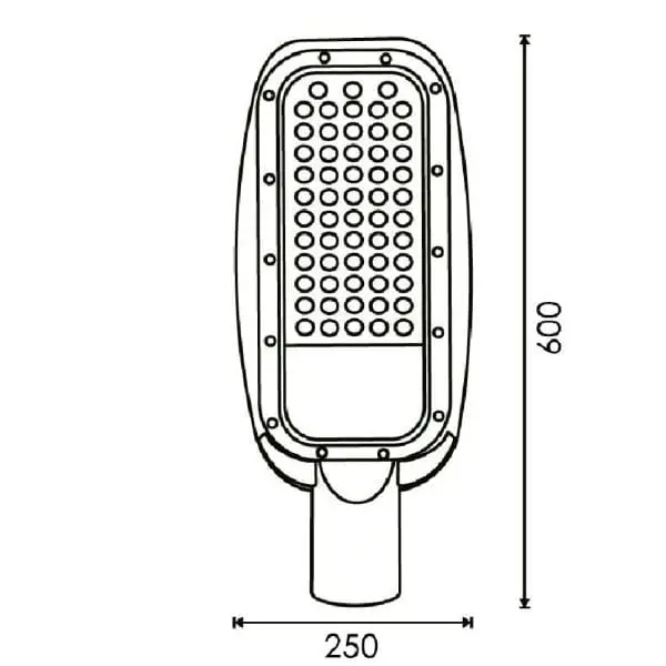 Luminaria led 50w farola alumbrado publico