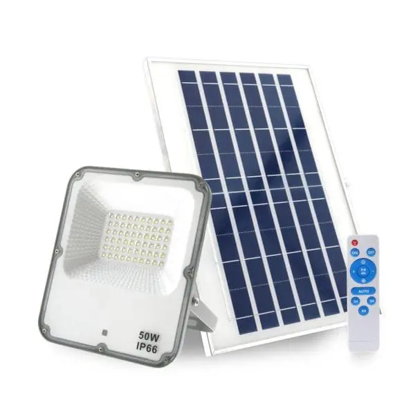 Foco Led Solar 50W con Mando