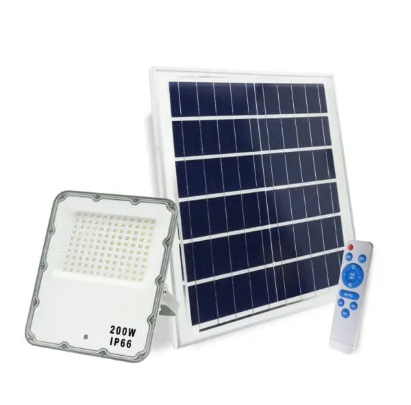 Foco Led Solar 200W con Mando