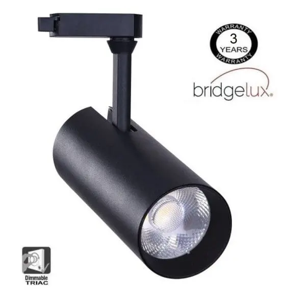 Foco led carril - riel 30w monofásico regulable mayab