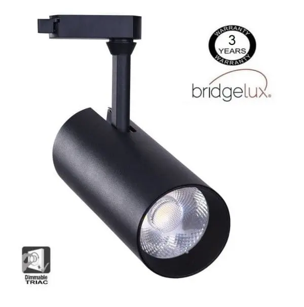 Foco led carril - riel 30w monofásico regulable mayab