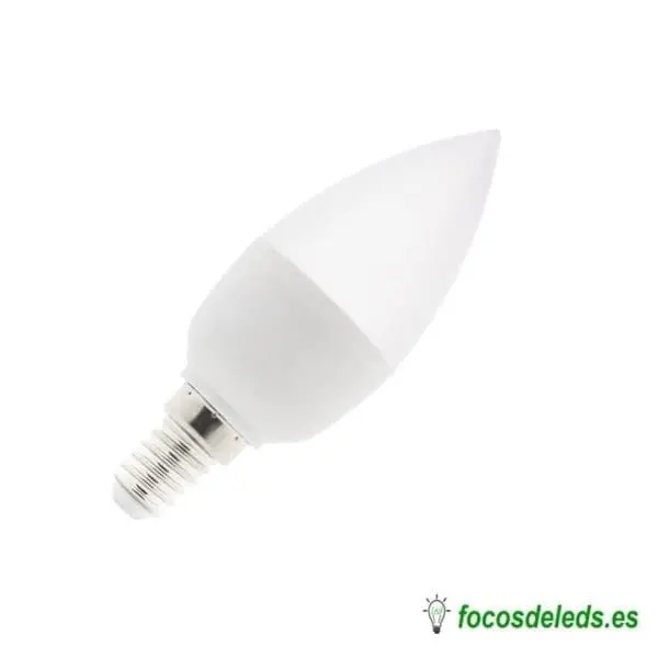 Bombilla LED E14 5W 12V 24V VELA C37