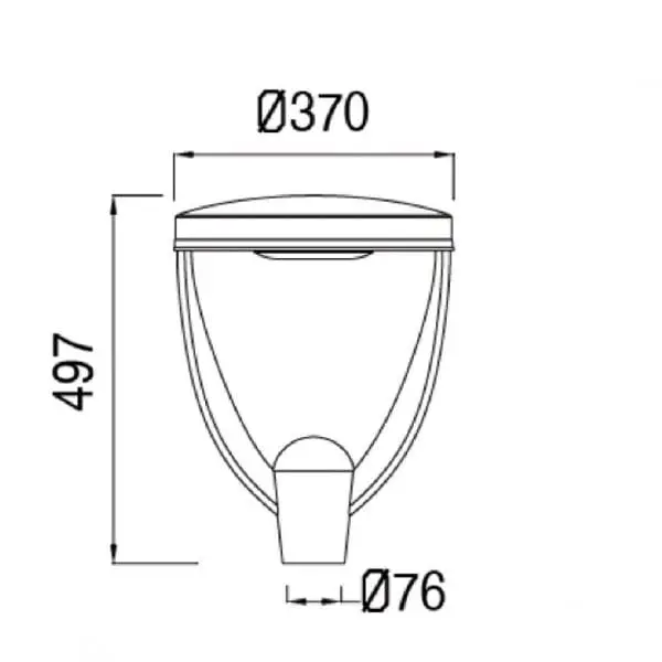 Farola Palacio LED 40W PHILIPS Aluminio