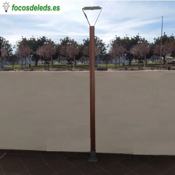 Farola de jardín PVC 250cm 50w OSRAM