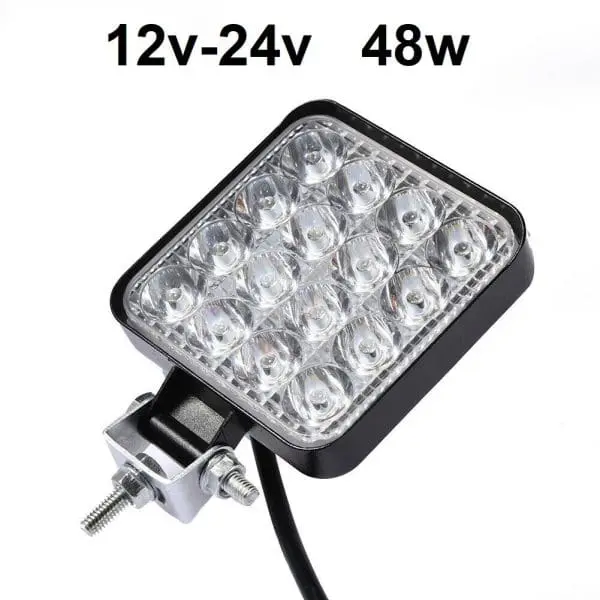 Foco proyector led 12v 24v 48w mini