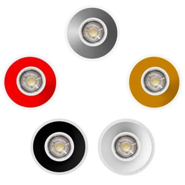 Aplique led techo exterior gu10 inox